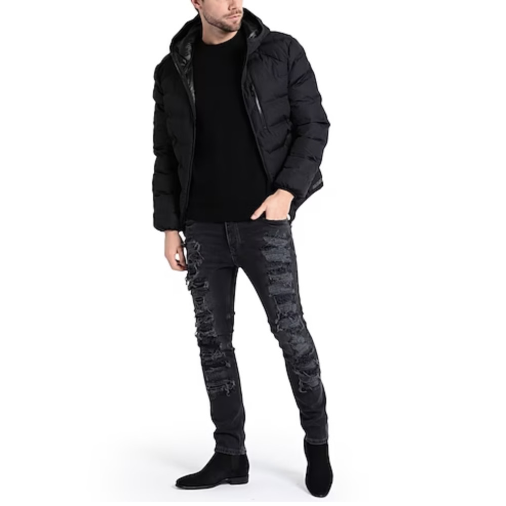 TOPMAN Stretch Skinny Jeans In Black - Picture 4 of 13